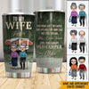 Camping Family Custom Tumbler You Are My Queen Forever Your Grumpy Old Camper Personalized Gift For Wife - PERSONAL84