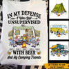 Camping Team Custom Shirt In My Defense I Was Left Unsupervised Personalized Gift - PERSONAL84