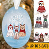 Cat Christmas Custom Ornament Winter Is Coming Personalized Gift For Cat Lovers - PERSONAL84