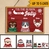 Cat Christmas Custom Wood Sign Tis The Season To Be Jolly Personalized Gift For Cat Lovers - PERSONAL84