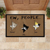 Cat Custom Doormat Ew, People Personalized Gift - PERSONAL84
