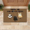 Cat Custom Doormat Show Me Your Kitties Personalized Gift - PERSONAL84