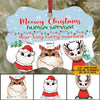 Cat Custom Ornament Meowy Christmas Human Servant Personalized Gift - PERSONAL84