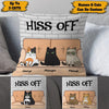 Cat Custom Pillow Hiss Off Personalized Gift - PERSONAL84