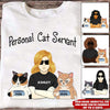 Cat Custom T Shirt Personal Cat Servant Personalized Gift - PERSONAL84