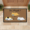 Cat Doormat Customized Ew People Personalized Gift - PERSONAL84
