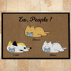 Cat Doormat Customized Ew People Personalized Gift - PERSONAL84
