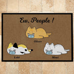 Cat Doormat Customized Ew People Personalized Gift - PERSONAL84