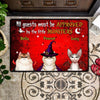 Cat Lovers Custom Doormat All Guests Must Be Approved By The Little Monsters Personalized Gift - PERSONAL84
