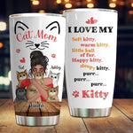 Cat Lovers Custom Tumbler Cat Mom Personalized Gift - PERSONAL84