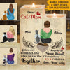 Cat Lovers Memorial Custom Wooden Candlestick Keep Me In Your Heart I&#39;ll Stay There Forever Sympathy Gifts - PERSONAL84