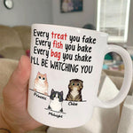 Cat Mug Personalized Name And Breed I'll Be Watching You - PERSONAL84