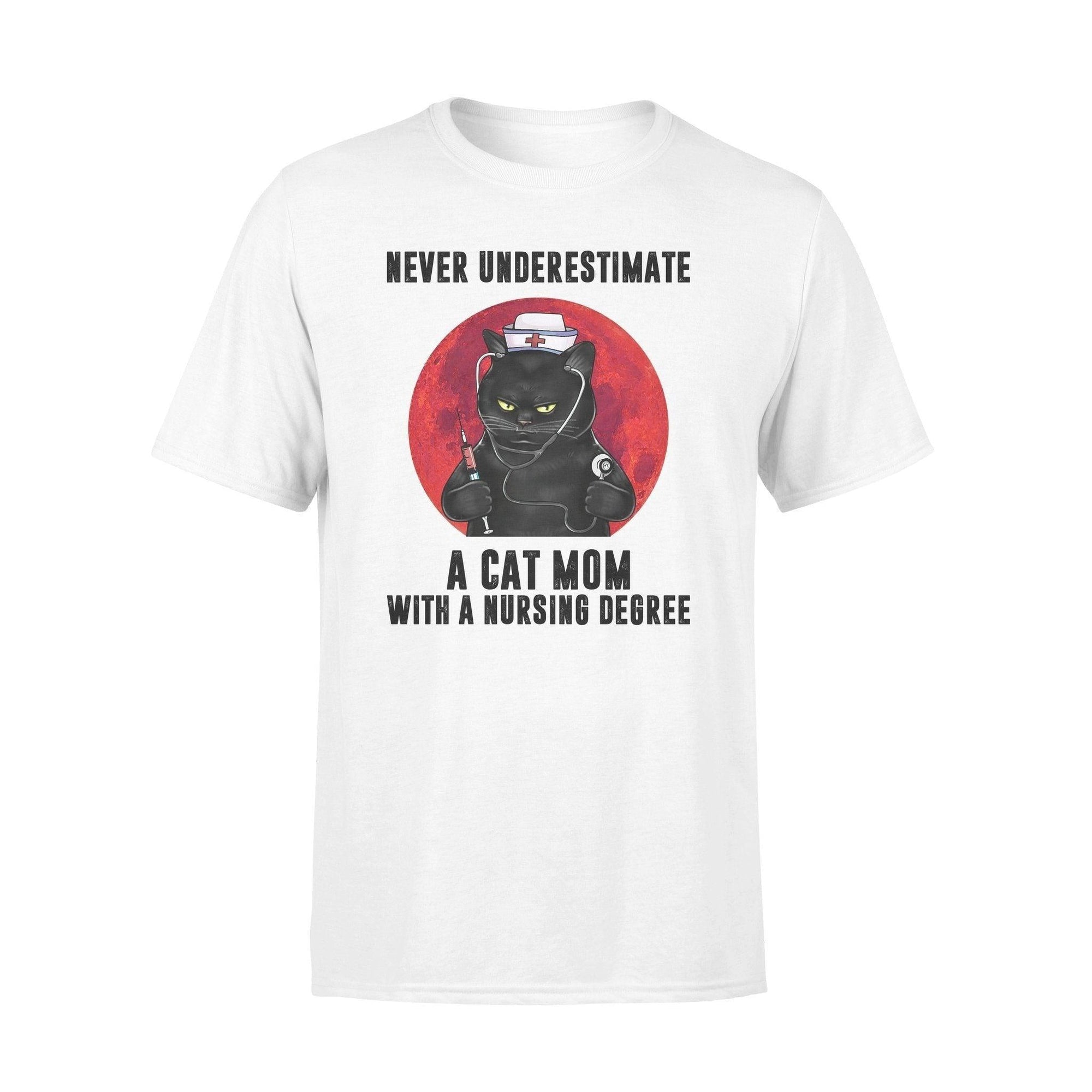 Cat, Nurse A Cat Mom With Nursing Degree - Standard T-shirt - PERSONAL84
