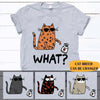 Cat Shirt Personalized Breed What Hand Wash Cats - PERSONAL84