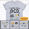 Cat Shirt Personalized Name And Breed Obsessive Cat Disorder - PERSONAL84