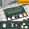 Cats Custom Doormat Personal Meow Stalkers Personalized Gift - PERSONAL84