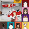 Cats Custom Low Top Cat Meow Personalized Gift - PERSONAL84