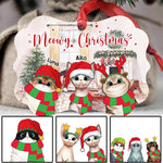 Cats Custom Ornament Meowy Christmas Personalized Gift - PERSONAL84