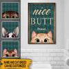 Cats Custom Poster Nice Butt Personalized Gift - PERSONAL84