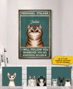 Cats Custom Poster Personal Stalker Personalized Gift - PERSONAL84