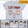 Cats Custom T Shirt Cat Mom Personalized Gift - PERSONAL84