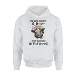 Cattle Just Kidding Heifer - Standard Hoodie - PERSONAL84