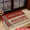 Chiropractor Funny Custom Doormat Glad To See Your Back Personalized Gift - PERSONAL84