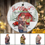 Country Couple Custom Ornament When I Say I Love You More - PERSONAL84