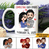 Couple Custom Mug Completing Each Others Since Personalized Anniversary Gift