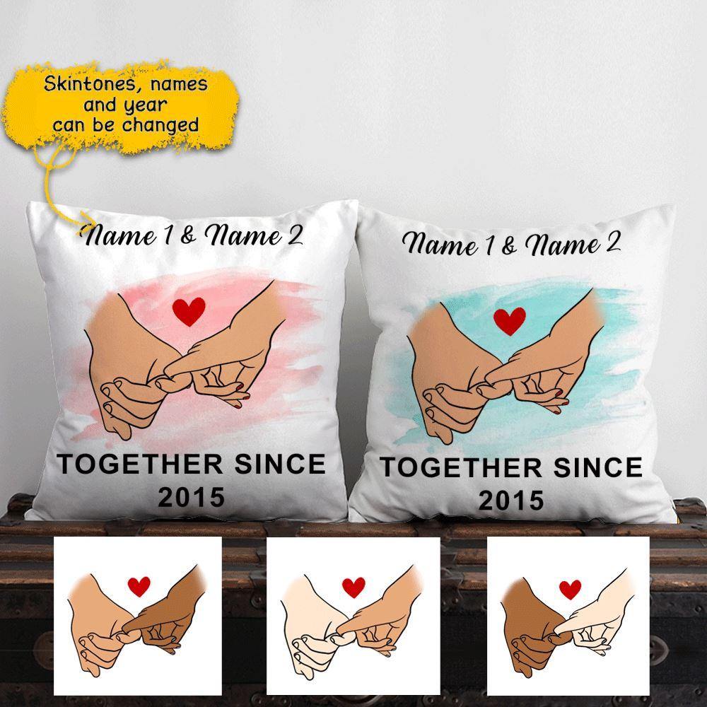 Couple Custom Pillow Couple Together Since Personalized Gift - PERSONAL84
