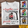 Couple Custom Shirt Together Is My Favorite Place To Be Personalized Gift For Him For Her - PERSONAL84