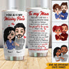 Couple Custom Tumbler You Are My Missing Piece Love You Forever And Always Personalized Valentine&#39;s Gift For Him