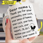 Couple Mug Customized I Love You For Your Personality Personalized Gift - PERSONAL84