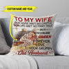 Couple X Farming Pillow Customized Our Home Ain&#39;t No Castle Personalized Gift - PERSONAL84