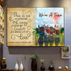 Cowgirl Friends Custom Poster We&#39;re A Team Personalized Gift - PERSONAL84