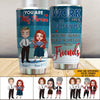 Coworker Custom Tumbler Work Made Us Colleagues Fun Laughter Made Us Friends Personalized Gift - PERSONAL84
