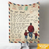 Dad Custom Blanket Father You Held My Hand Personalized Gift - PERSONAL84