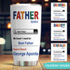 Dad Custom Tumbler Best Father Search Personalized Gift - PERSONAL84