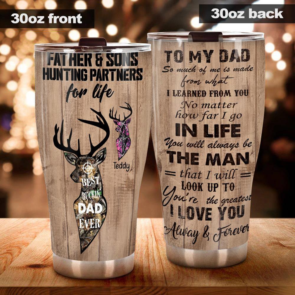 Best Dad Ever Engraved YETI Rambler Tumbler Father's Day 