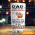 Dad Custom Tumbler Thanks For Not Hitting It And Quitting It Funny Father's Day Personalized Gift - PERSONAL84