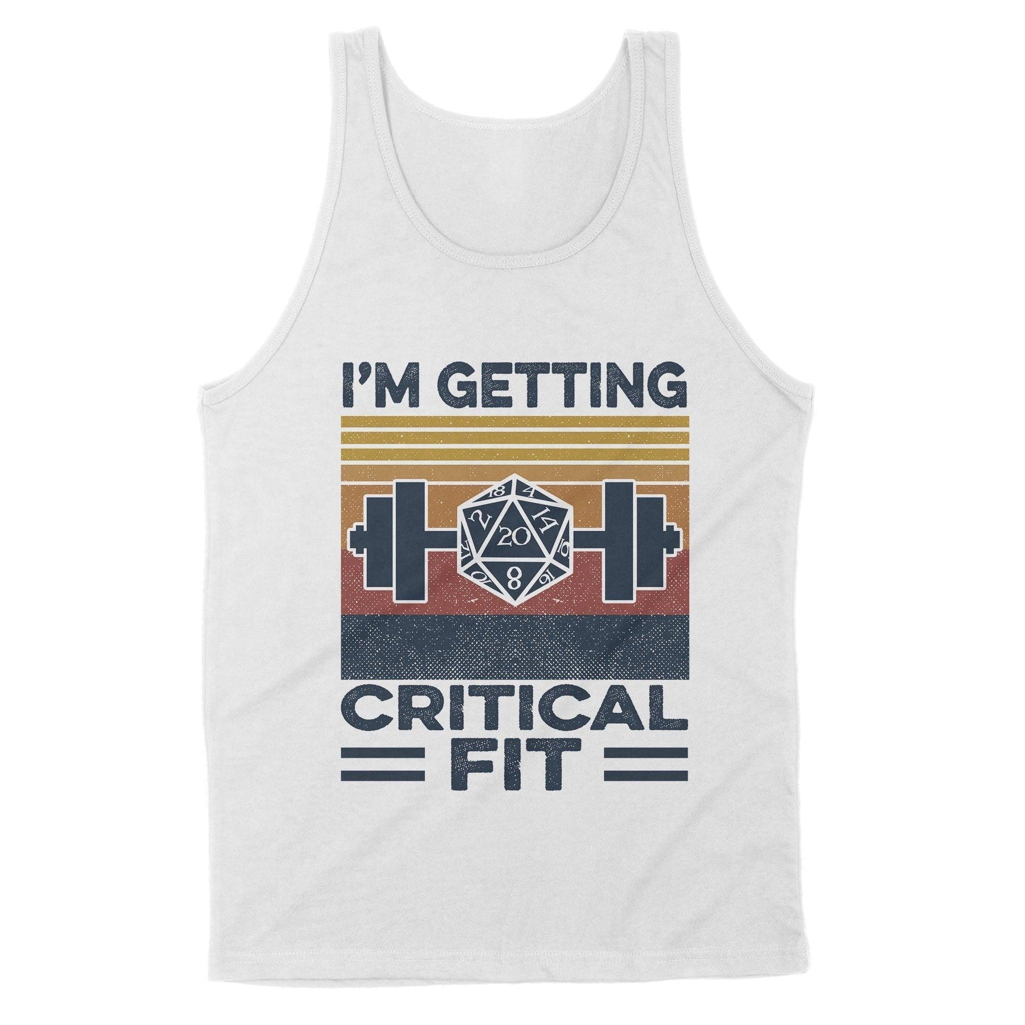 D&D, Gym I'm Getting Critical Fit- Standard Tank - PERSONAL84