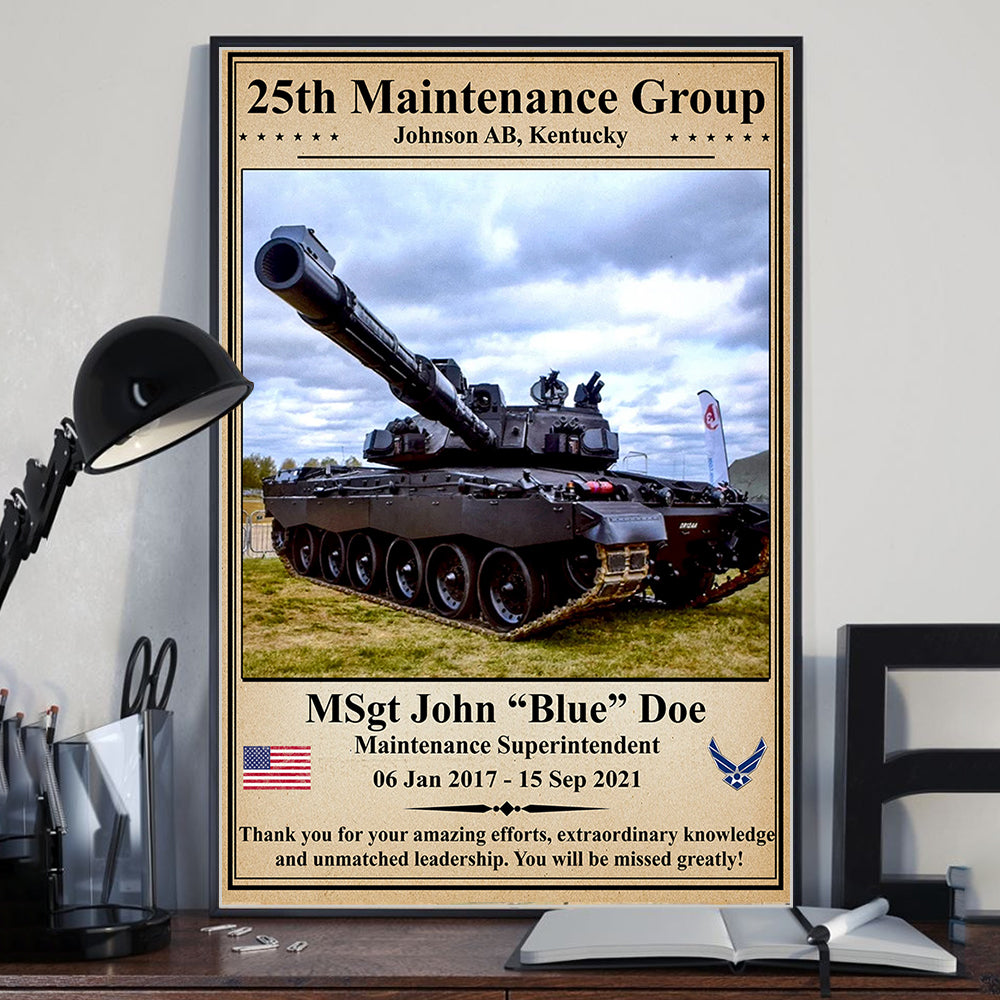 Veteran Custom Poster Memorial And Dedication Personalized Gift