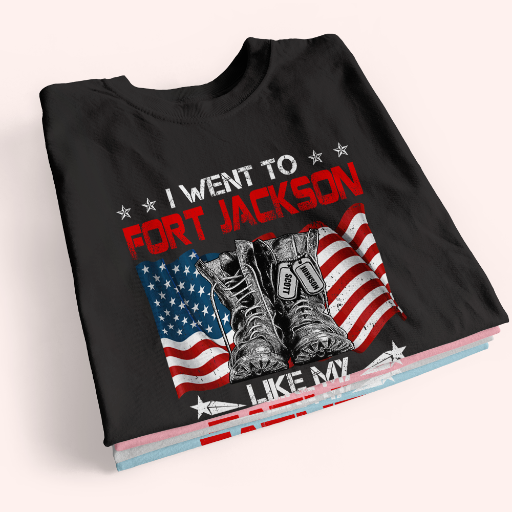 Veteran Custom Shirt I Went To Military Base Like My Father Before Me Personalized Gift