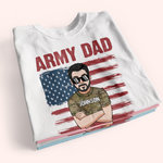 Veteran Custom Shirt Military Dad Like A Regular Dad But Cooler Personalized Gift