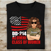 Female Veteran Custom Shirt DD-214 ALumni Class Of Women Personalized Gift