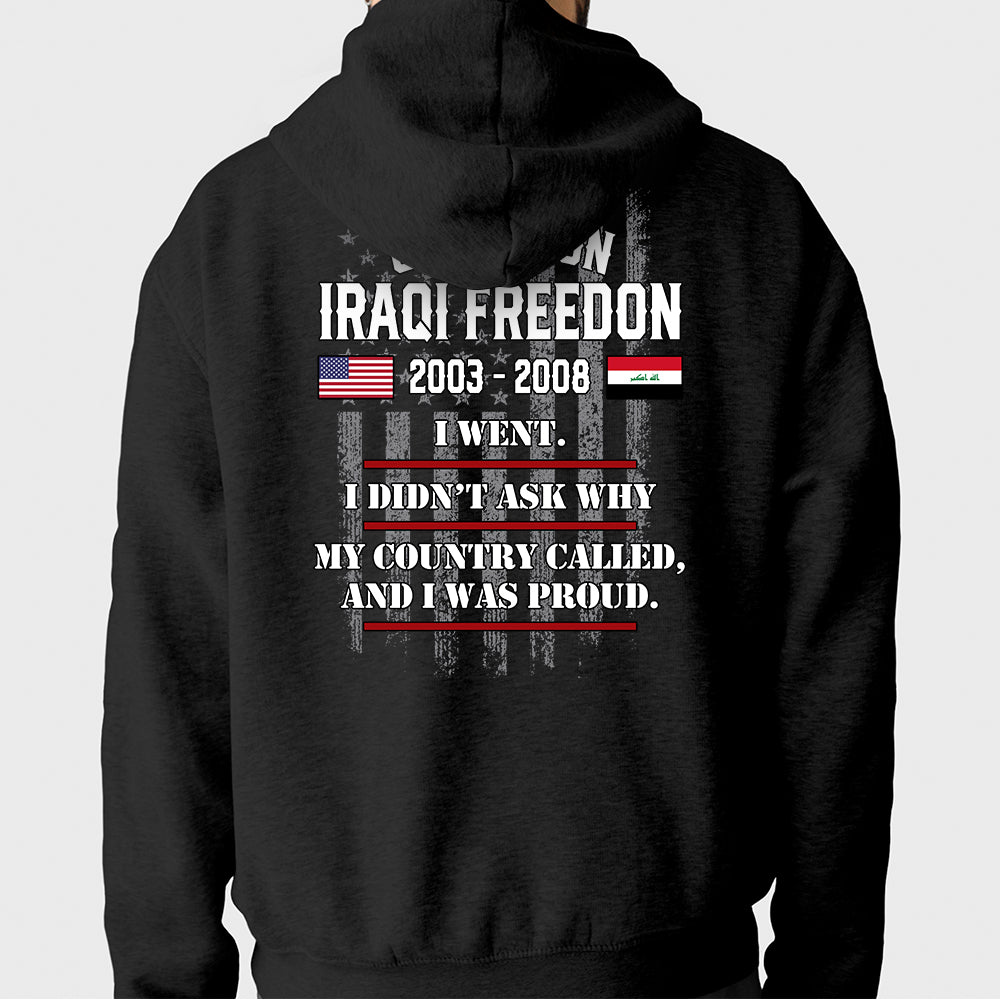 Veteran Custom Shirt My Country Called And I Was Proud Personalized Gift
