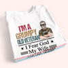 Veteran Custom Shirt I Fear God My Wife You Are Neither Personalized Gift