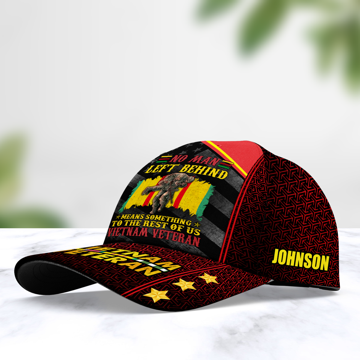 Vietnam Veteran Custom Cap No Man Left Behind Means Something To The Rest Of Us Personalized Gift
