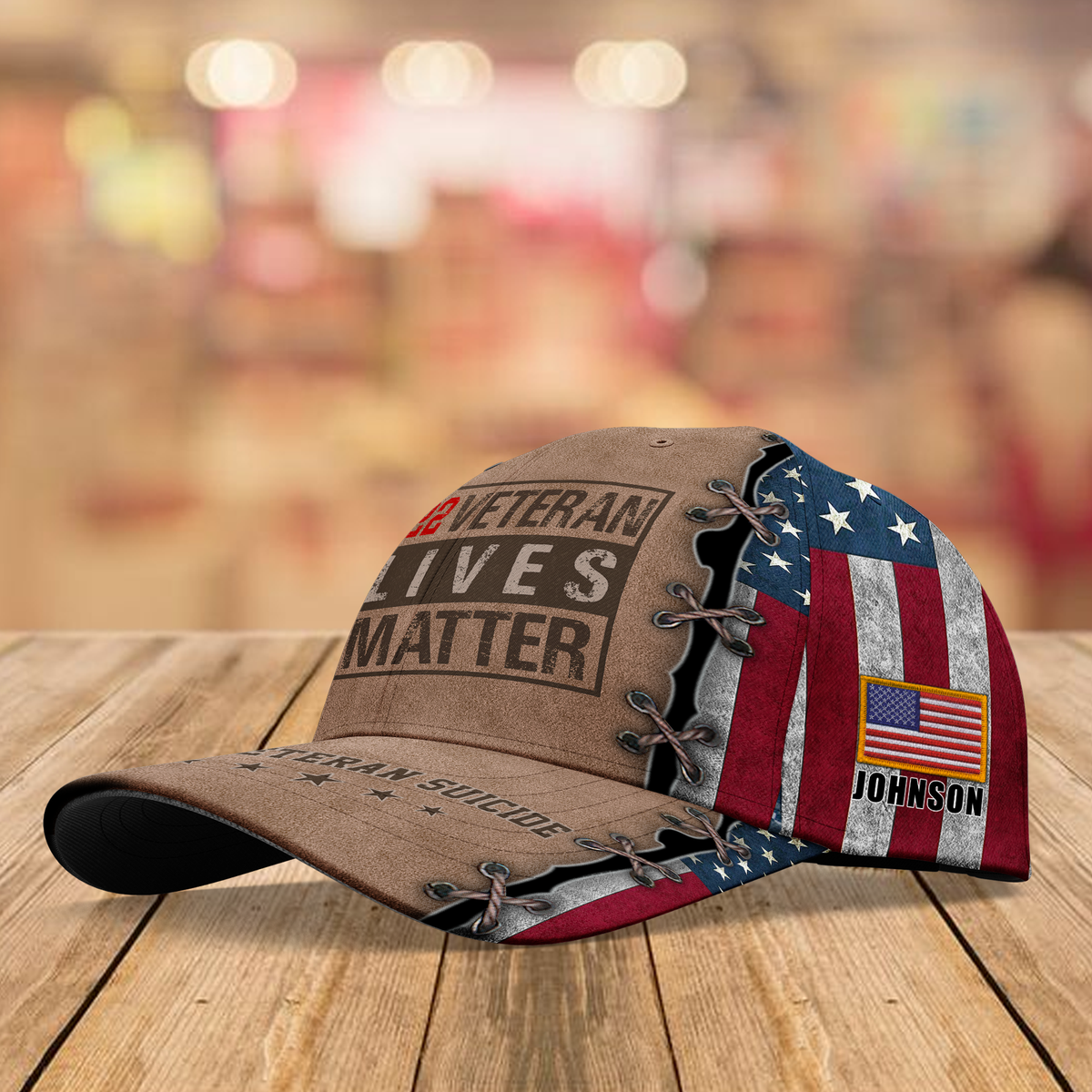 Veteran Custom Cap 22 Veteran Lives Matter Personalized Gift