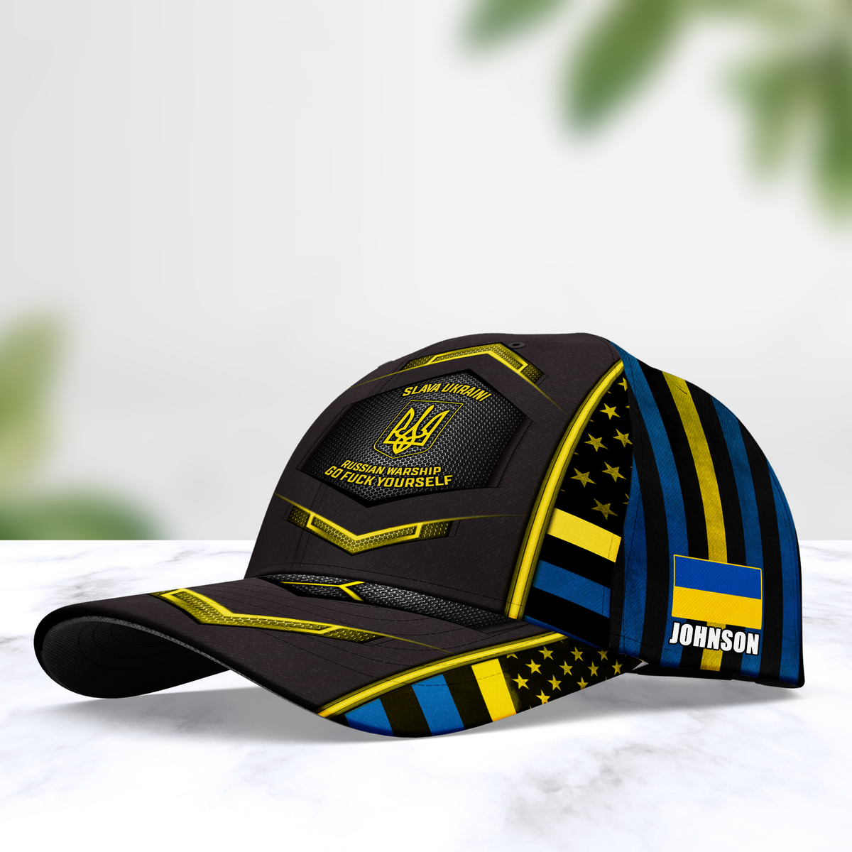 Veteran Custom Cap Slava Ukraini Personalized Gift To Support Ukraina